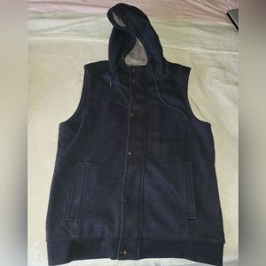 Forever21 Men's Hoodie Sweater Vest sz Large